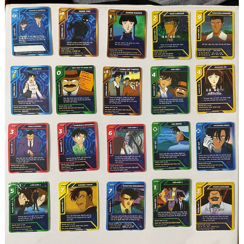 thẻ toonies conan tổng hợp