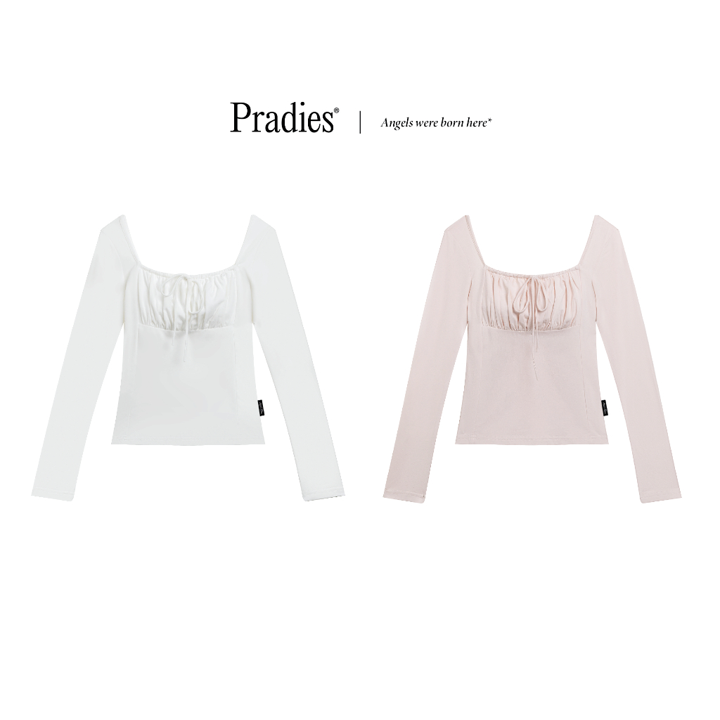 Áo Kiểu Nữ Tay Dài Cotton Lụa Mỏng PRADIES - Charming