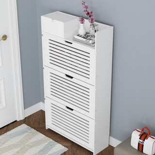 Tủ Giày Dép Lắp Ghép Thông Minh, Tủ Đựng Giày Gỗ Nhựa PVC Siêu Mỏng Chống Ẩm Mốc, Tủ Giầy Trang Trí Tiết Kiệm Diện Tích