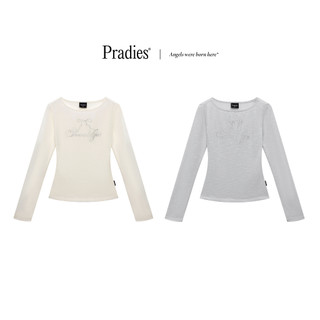 Áo thun nữ tay dài pradies - bling bow