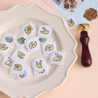 Sticker cuộn 100 -500 tem trang trí sản phẩm quà tặng