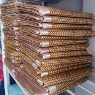 CHIẾU ĐIỀU HOÀ SỢI MÂY LÓT LỤA CAO CẤP Chiếu mây điều hòa, Chiếu Muji nằm rất mát, Chiếu tre tây bắc gấp gọn