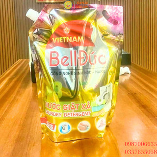 Hương mộc lan Nước giặt xả BellĐức 3.8L công nghệ sinh học không hóa chất không độc hại - NANO