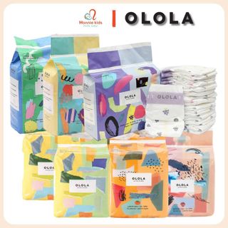 Bỉm tã dán cho bé olola s30/m24/l20/l26/xl22/xxl18, bỉm quần em bé siêu mỏng - monnie kids