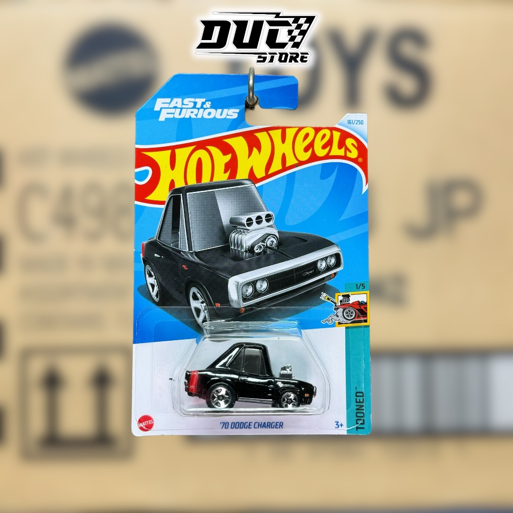 ducstore Xe mô hình HTB40 Hot Wheels Tooned 70 Dodge Charger - basic case J 2024