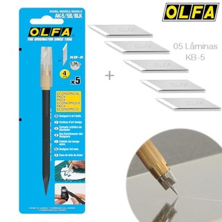 Dao olfa nhật bản, dao mỗ vật liệu mô hình, điêu khắc cầm tay olfa ak-5/5b/blk