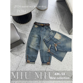 Quần jeans bò baggy Miumiu hàng QCL1