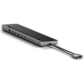 [THƯƠNG HIỆU MỸ] Dock dual USB-C kiêm đế Satechi NVMe, 2 cổng HDMI, Cổng Display, Cổng dữ liệu USB C và USB A