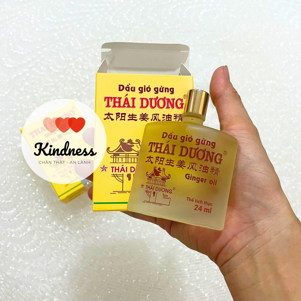 DẦU GIÓ GỪNG THÁI DƯƠNG 24ml (100% CHÍNH HÃNG SAO THÁI DƯƠNG)