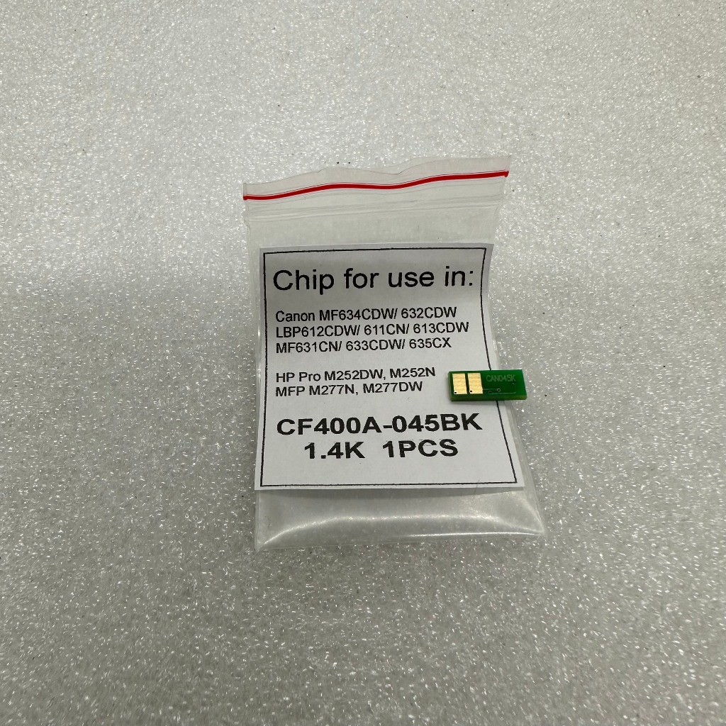 Chip mực máy in Canon LBP 612Cdw / 613Cdw / 611Cn | Chip mực Canon 045BK, 045C, 045Y, 045M