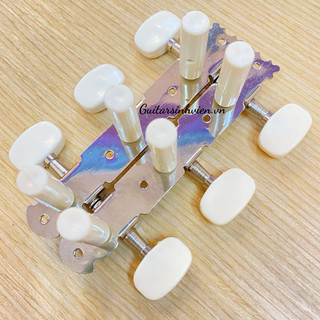 Khoá đàn Guitar Classic viền bạc