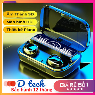Tai Nghe Bluetooth M10 nâng cấp Phiên Bản Pro Pin Trâu, Cảm Ứng, Hỗ Trợ Đàm Thoại, Nghe Nhạc