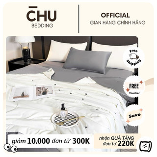 SET CHĂN CHẦN GA GỐI PHI LỤA COTTON Full màu