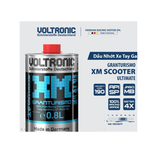 Dầu Nhớt Xe Tay Ga Voltronic XM Scooter Ultimate 800ml, có chiếc lẻ