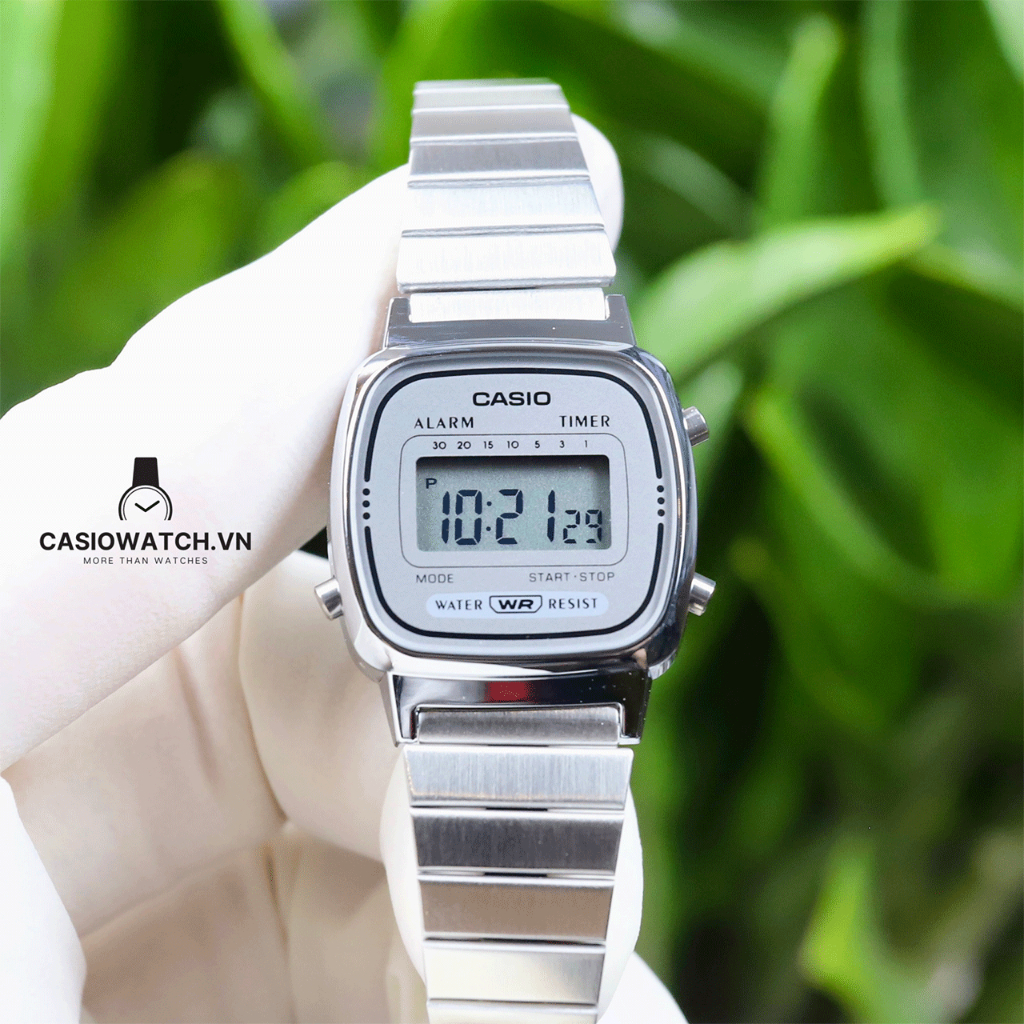 Đồng Hồ CHÍNH HÃNG Casio Nữ LA670WA-7D CHÍNH HÃNG Phong Cách Retro