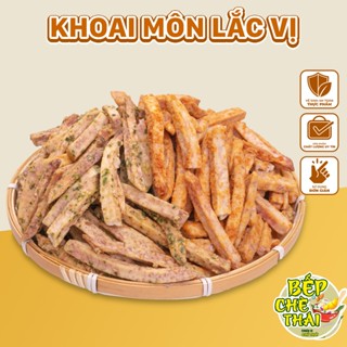 Khoai môn lắc vị thăng hoa (Vị Hành Thơm Nức & Vị Trứng Cua Béo Ngậy) - Túi 250g - Bếp Chè Thái