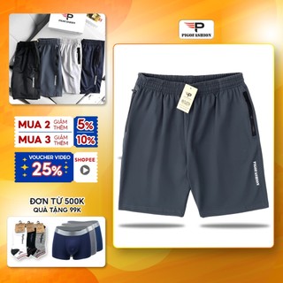 Quần short thể thao nam SPMQCT02 mặc nhà chất dù co giãn, thoáng mát - PigoFashion