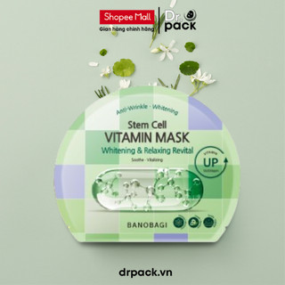  Mặt Nạ BANOBAGI Stem Cell Vitamin Whitening & Relaxing Revital