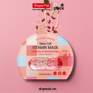  Mặt Nạ BANOBAGI Stem Cell Vitamin Whitening & Stretching Patch