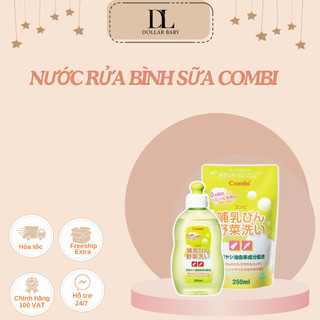 *DollarBaby* Nước rửa bình sữa và rau quả Combi Nhật Bản