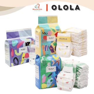 Bỉm tã dán cho bé olola s30/m24/l20, bỉm dán hàn quốc em bé siêu mỏng - monnie kids