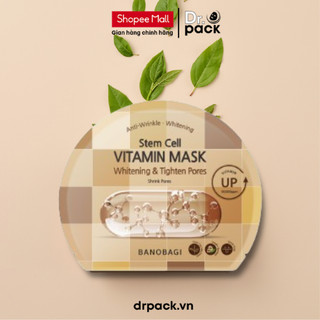  Mặt Nạ BANOBAGI Stem Cell Vitamin Whitening & Tighten Pores
