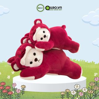 Gối ôm gấu Lena teddy mặc áo Toy Story lông xù bông cao cấp - QUAO