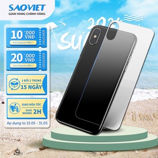 Miếng Dán Kính Cường Lực Lưng Điện Thoại Iphone Baseus - Tương Thích Với Iphone X/XS - Chống Va Đập Rơi Vỡ Cực Mạnh
