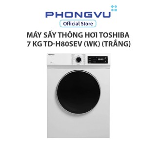 Máy sấy thông hơi toshiba 7 kg td-h80sev - bảo hành 24 tháng