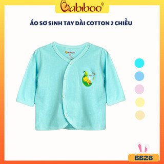 Áo sơ sinh cho bé BABIBOO chất liệu COTTON mềm mịn, thấm hút tốt (3-12kg) - BB17