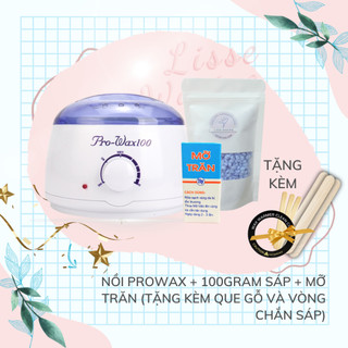 Combo Nồi prowax + 100gram sáp + mỡ trăn wax lông