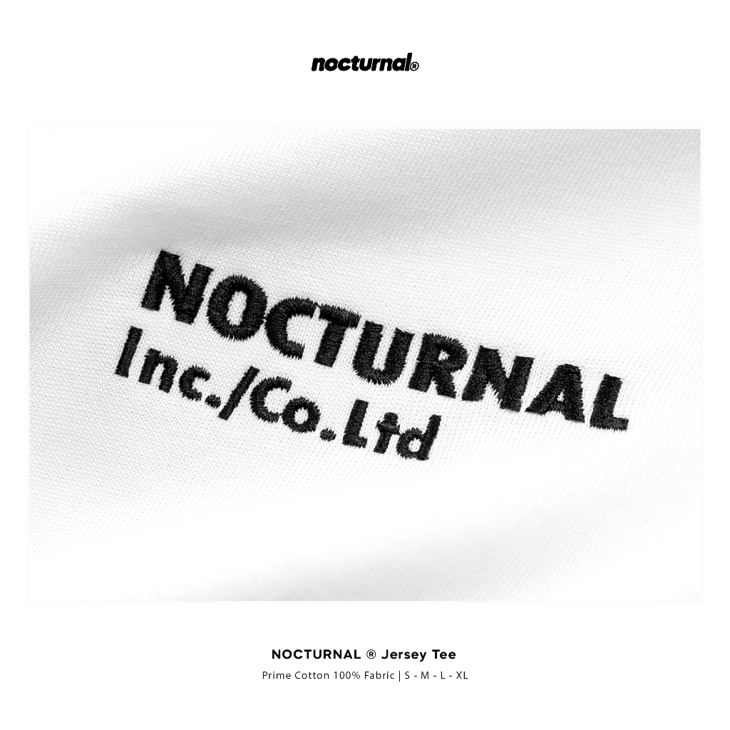 Áo Thun NOCTURNAL Jersey Tee Cotton 100% Nam Nữ Unisex Local Brand | BigBuy360 - bigbuy360.vn