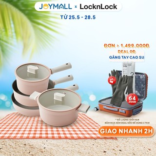 Nồi chảo nhôm chống dính Suit IH LocknLock - Hàng chính hãng, dùng được bếp từ - JoyMall