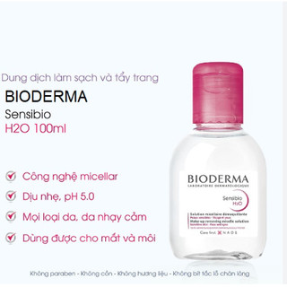 Nước Tẩy Trang Bioderma Solution Micellaire (100ml - 500ml)