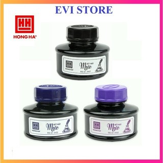 Mực bút máy hồng hà 3432 / 3457 màu xanh tím đen