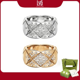 Nhẫn đôi nam nữ Coco Crush Ring -Nhẫn đôi khắc tên theo yêu cầu 8276