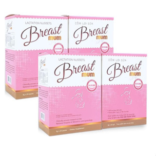 (tặng nhiệt kế) Cốm lợi sữa BreastMum – đc công nhận tại Viện Phụ Sản - Sữa về tràn trề sau 3-5 ngày