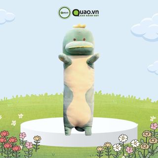 Gối ôm khủng long lông mịn nằm bông cao cấp - QUAO