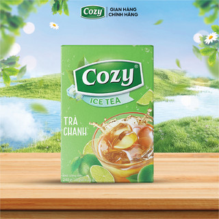Trà Cozy Hoà Tan (24gr x 16 gói) Hương Vị Chua Ngọt, Giải Nhiệt Mùa Hè, Chiết Xuất Lá Trà Tươi