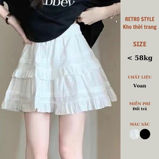 Chân váy Coquette skirt xòe hai lớp có quần bảo hộ - Retrostyle - CV200_P12K12