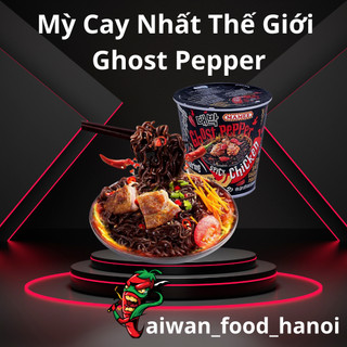Mỳ Cay Hàn Quốc Ghost Pepper Cay Nhất Thế Giới - Mỳ Trộn Gà Cay Nhất Thế Giới - Hộp 80G - taiwan_food_hanoi