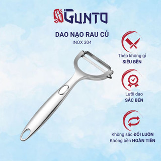 Dao nạo Gunto nạo rau củ quả, chất liệu inox 304 cao cấp không gỉ, đa công dụng, cây bào rau củ chuyên dụng