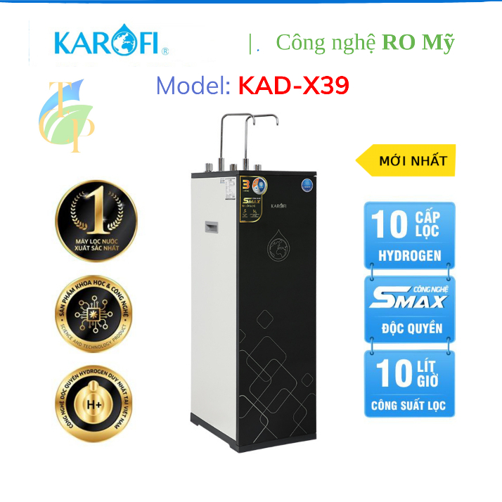 Máy lọc nước RO nóng nguội lạnh Karofi KAD-X39 10 lõi - [ MIỄN PHÍ LẮP ĐẶT TPHCM ]