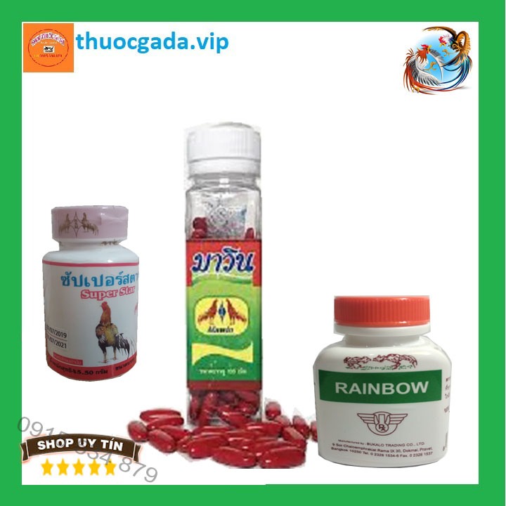 maxwin rainbow super star Combo nuôi gà đá tùy chọn
