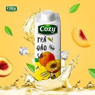  Trà Uống Liền Cozy 225ML/ Chai - Trà Hoa Quả Thơm Mát, Giải Khát Tiện Lợi Cho Mùa Hè