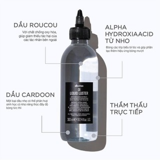 Dung Dịch Dưỡng Tóc Tạo Bóng Tức thì Davines Oi Liquid Luster 300ml
