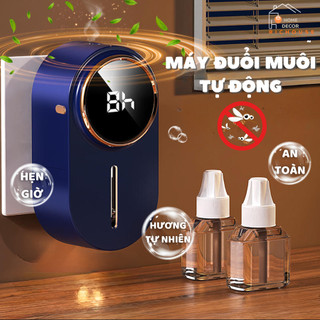 Máy Đuổi Muỗi Xông Tinh Dầu, Đèn Đuổi Muỗi Tự Động Tặng Tinh Dầu Thiên Nhiên An Toàn Sức Khỏe
