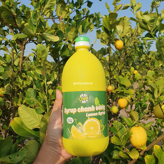 Syrup chanh vàng Chavi chai 1 lit (Khối Lượng 1.3kg)