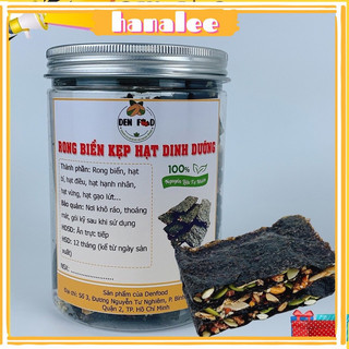 Rong biển kẹp hạt dinh dưỡng Denfood - Hủ 150gr - Snack rong biển Eat clean