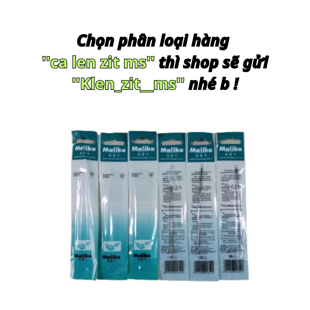 Que Nặn Mụn 2 Đầu MALIKA Loại 1 (Cây Lấy Mụn, Dụng Cụ Nặng Mụn Spa)